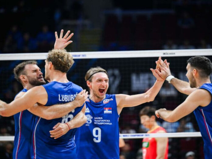 Odbojkaši Srbije u osmini finala, „pregazili“ Brazil