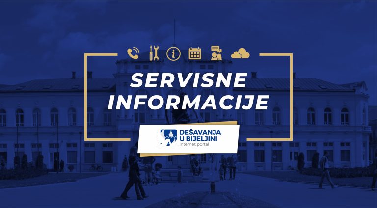 SERVISNE INFORMACIJE za 24. avgust: Prekidi u snabdijevanju vodom i električnom energijom