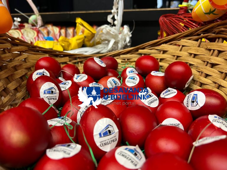 33. Jajarijada – takmičenje u najljepšem i najtvrđem vaskršnjem jajetu ispred Centra za kulturu “Semberija“