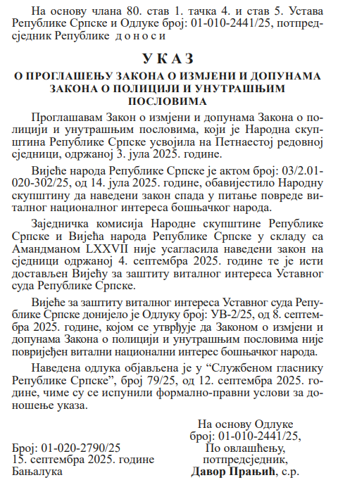 dodik pranjic ukaz