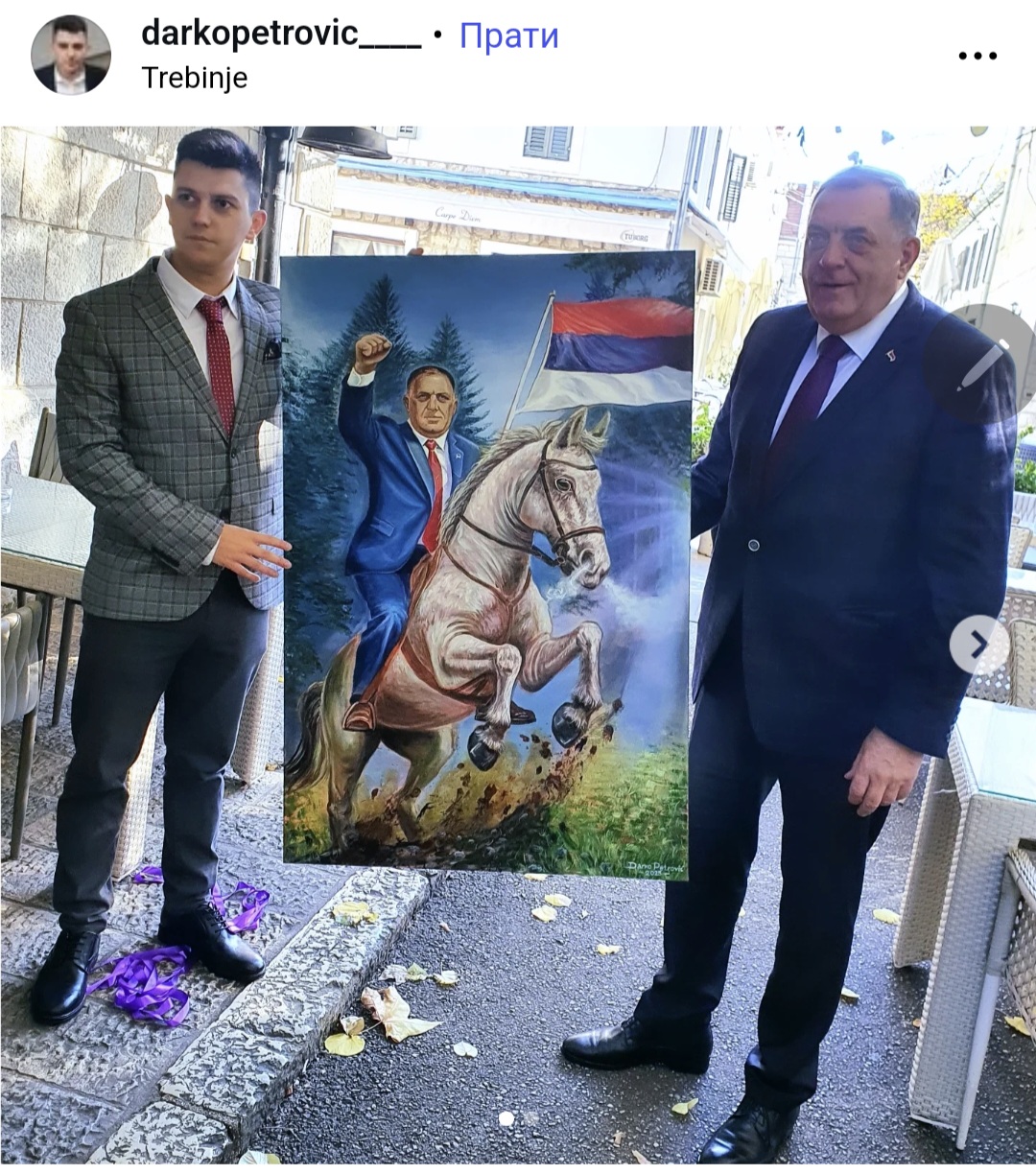 Slika - hit poklon za Dodika 3 Dodik slika darko petrovic konj3 Samsung Internet