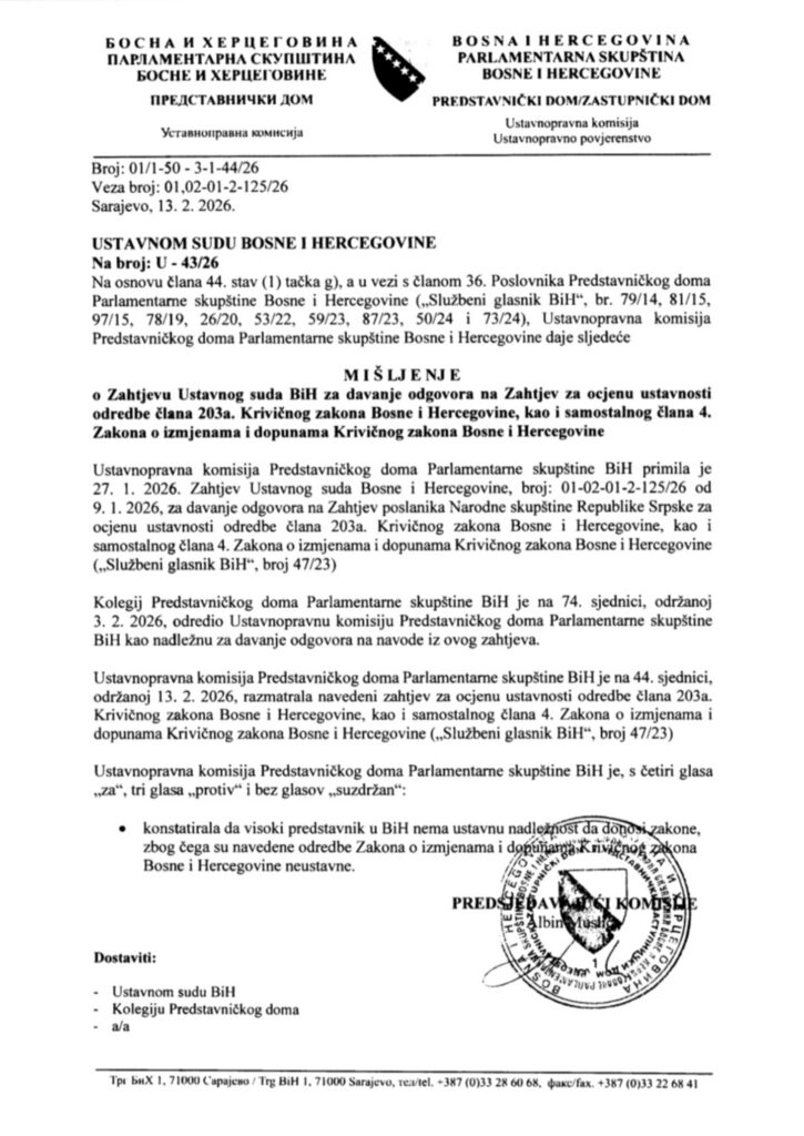 smit ps bih misljenje