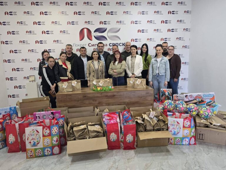 PSS Ugljevik obradovao najmlađe: Vaskršnja akcija za 220 mališana