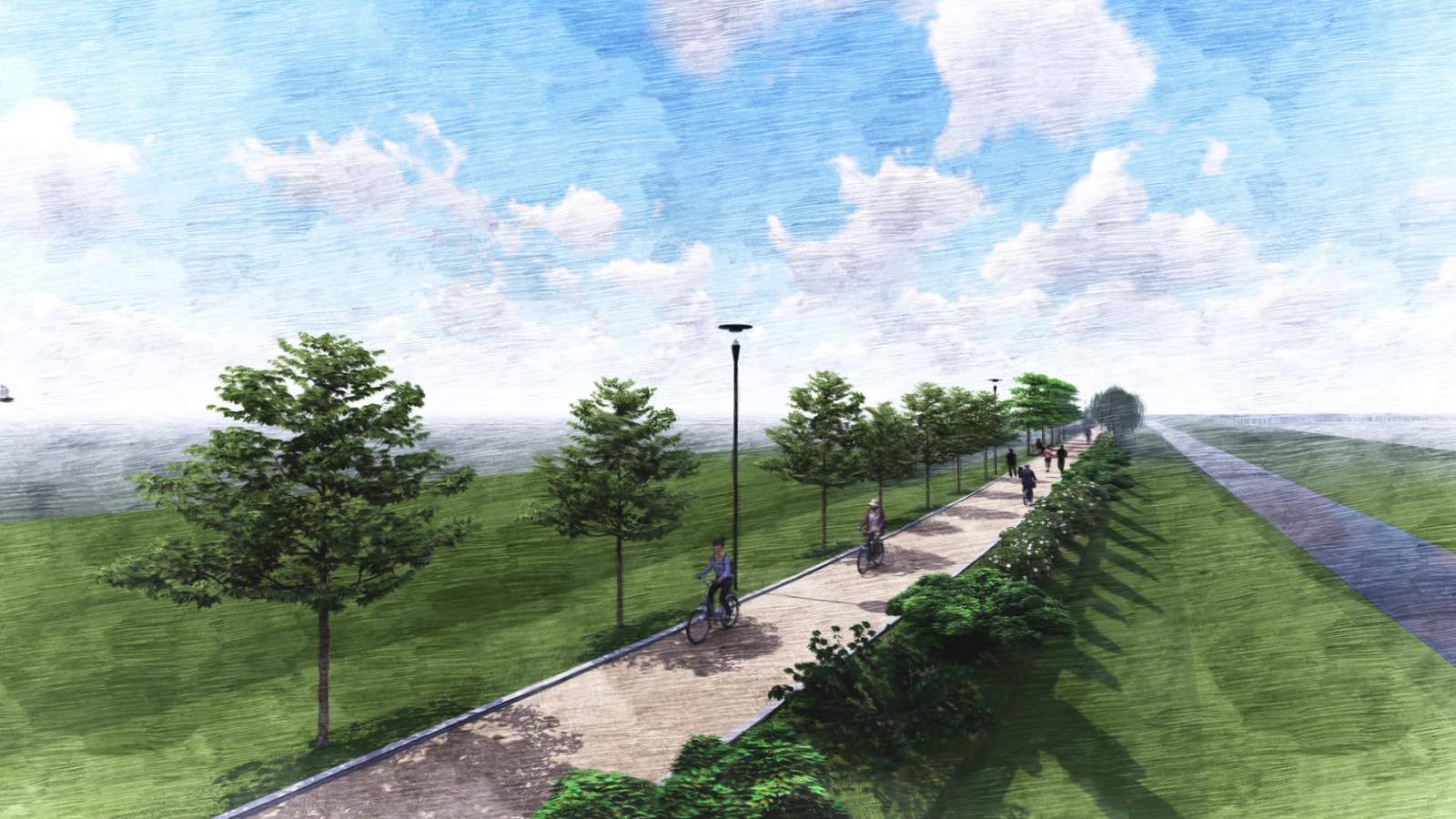 BIJELJINA: Ostojić i Vasić predstavili projekat Sportsko-rekreativne staze uz Majevicki obodni kanal (foto,video) 7 ostojic staza